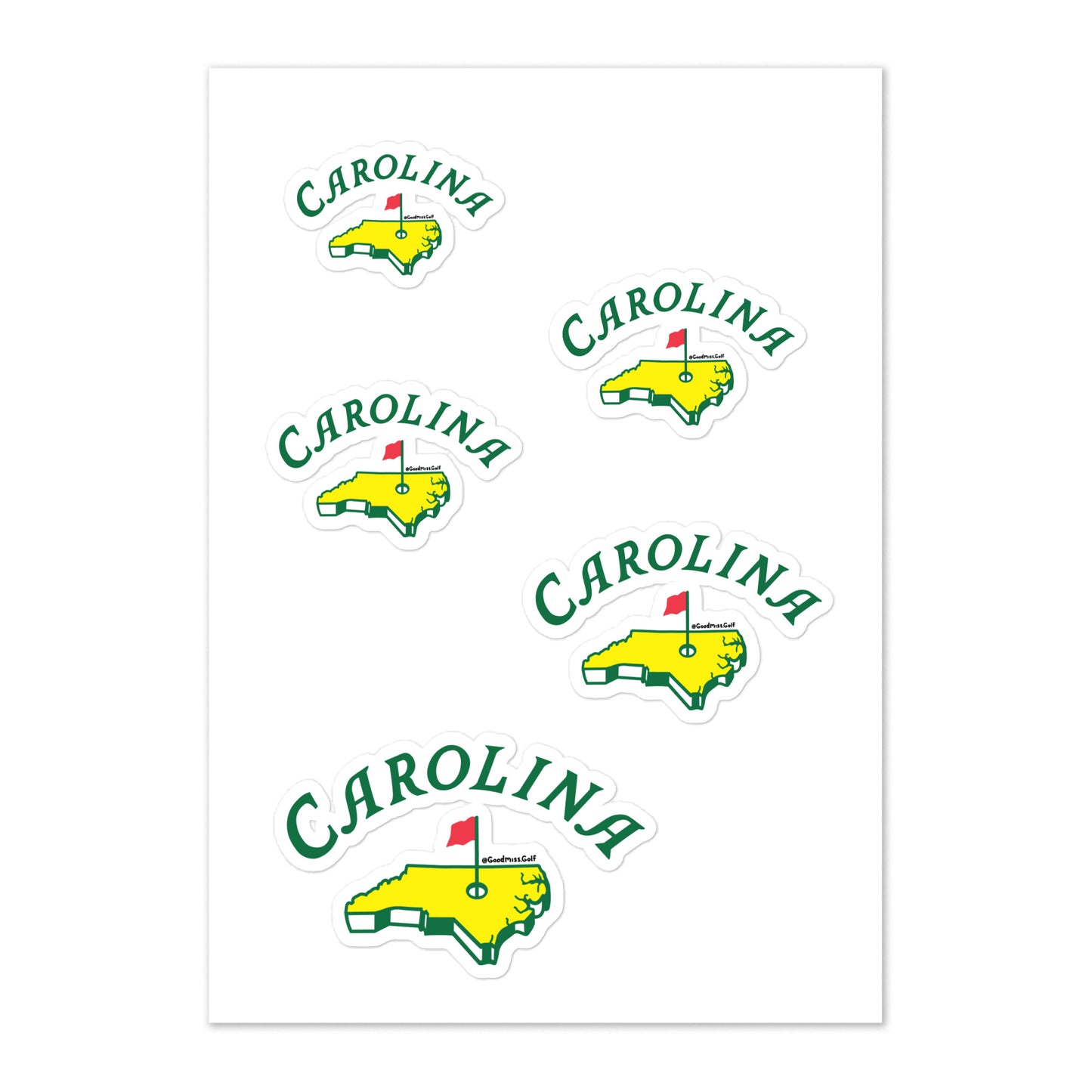 Carolina National Sticker Sheet
