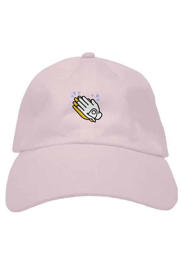 Golf Clap pink premium dad hat