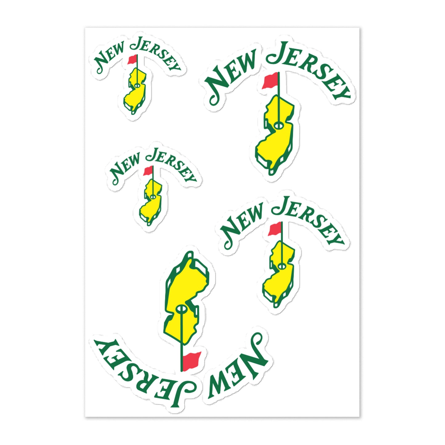 New Jersey National Sticker Sheet