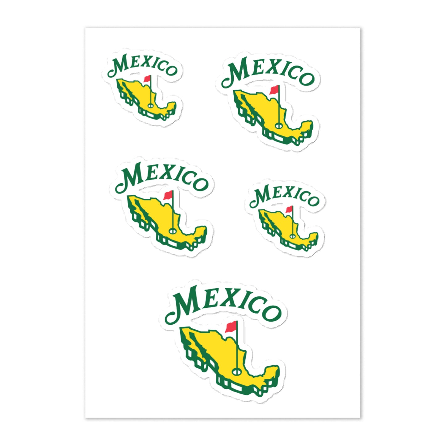 Mexico National Sticker Sheet