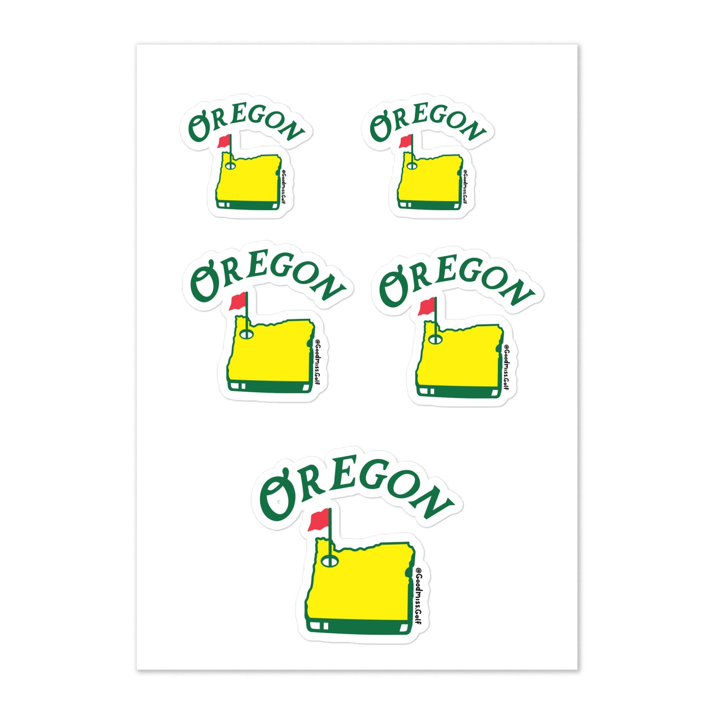 Oregon National Sticker Sheet