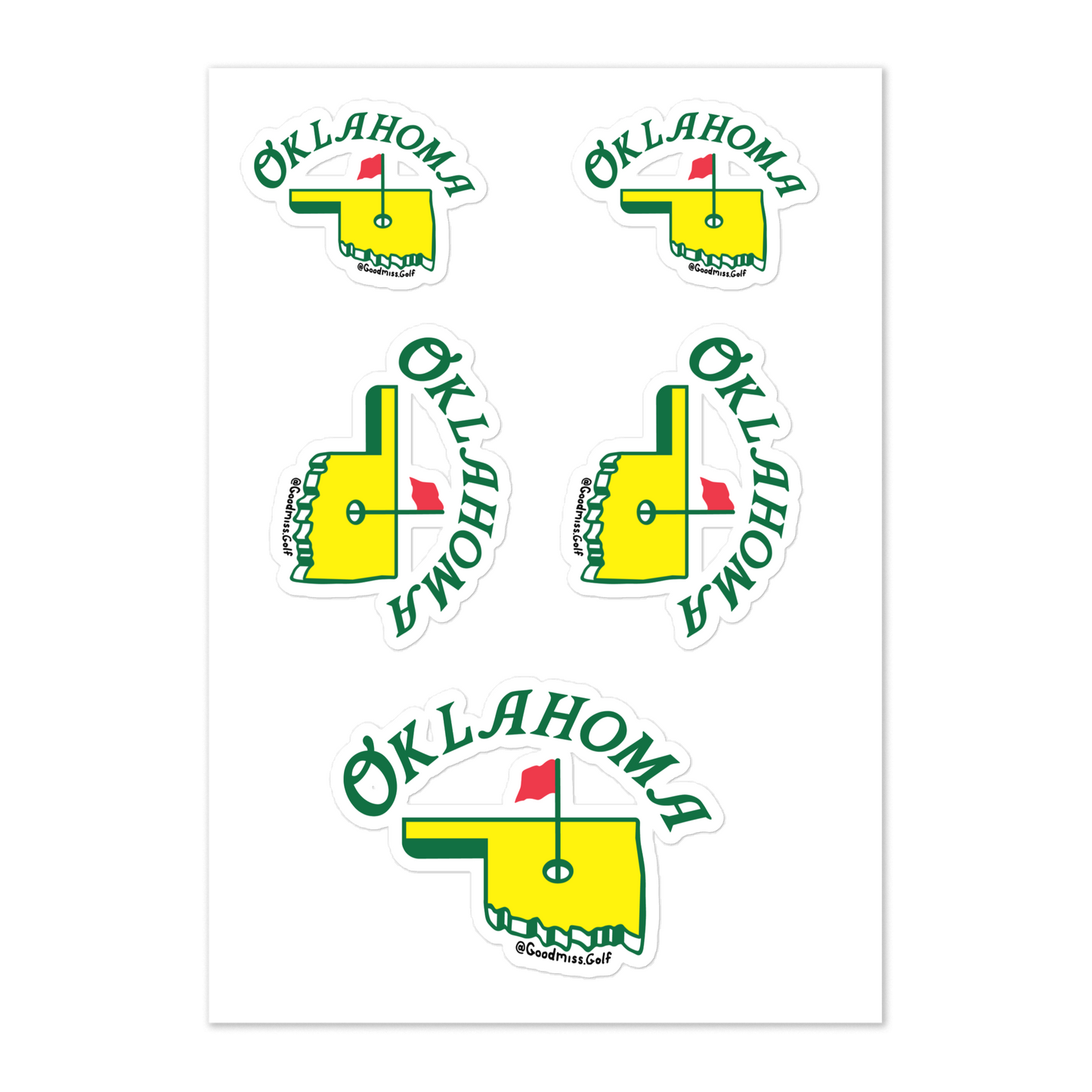 Oklahoma National Sticker Sheet