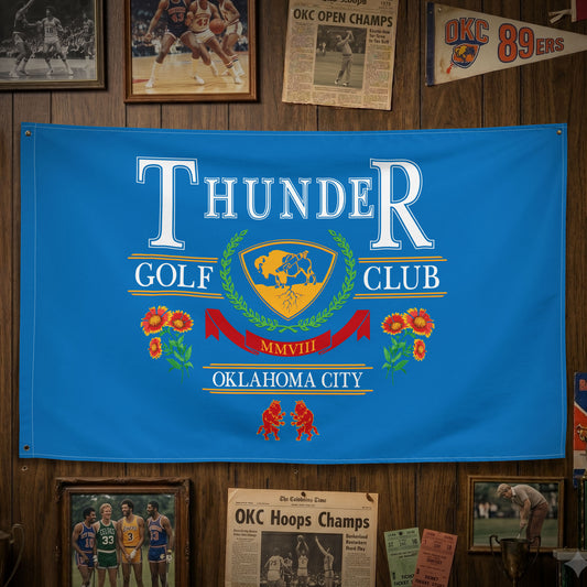 Thunder Golf Club Flag