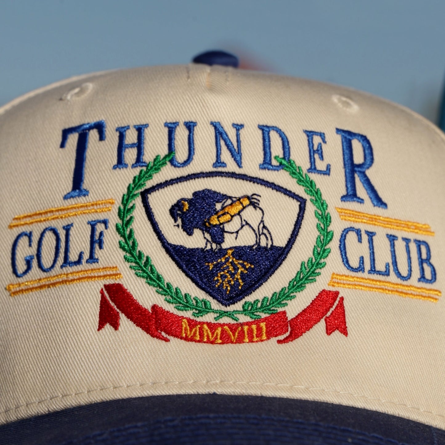 Thunder Golf Club - Embroidered Structured Snapback