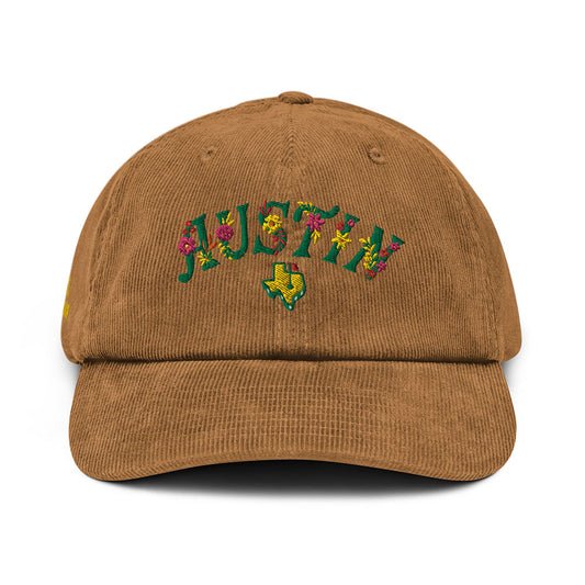 Austin Magnolia Corduroy Cap