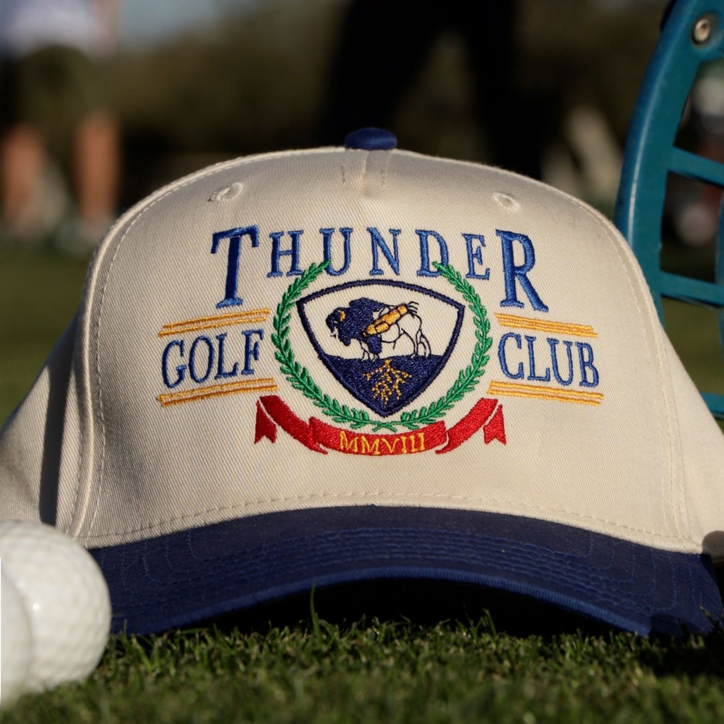 Thunder Golf Club - Embroidered Structured Snapback