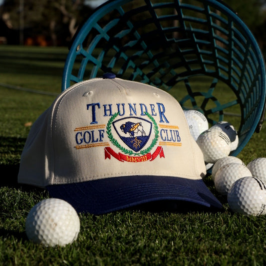 Thunder Golf Club - Embroidered Structured Snapback