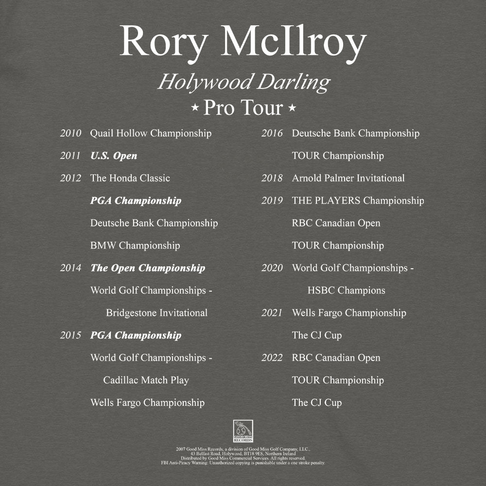 Holywood Darling Pro Tour Concert Tee