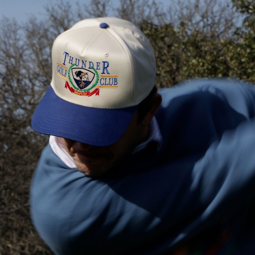 Thunder Golf Club - Embroidered Structured Snapback