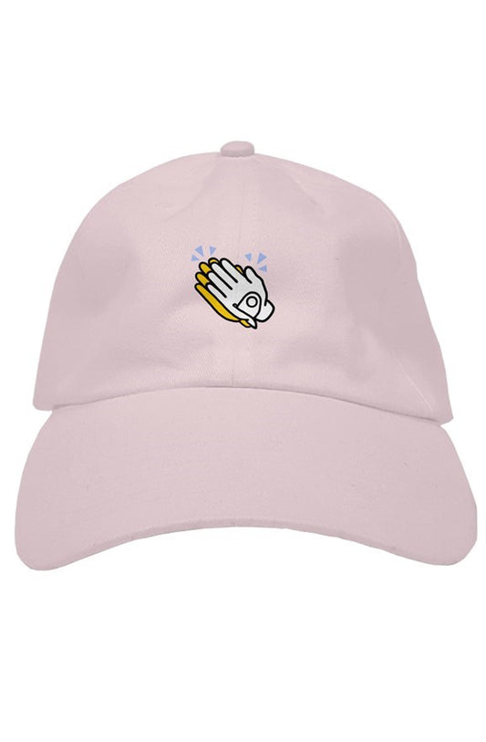 Golf Clap pink premium dad hat