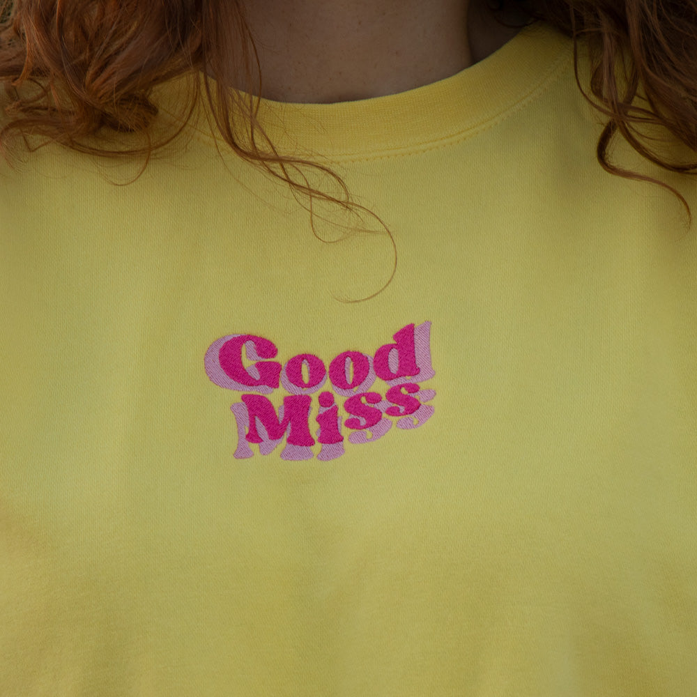 Good Miss Sweatshirt (Yellow)