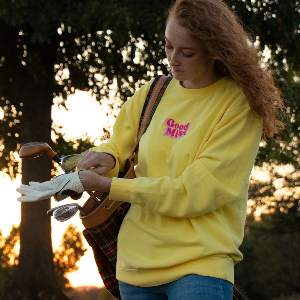 Good Miss Sweatshirt (Yellow)