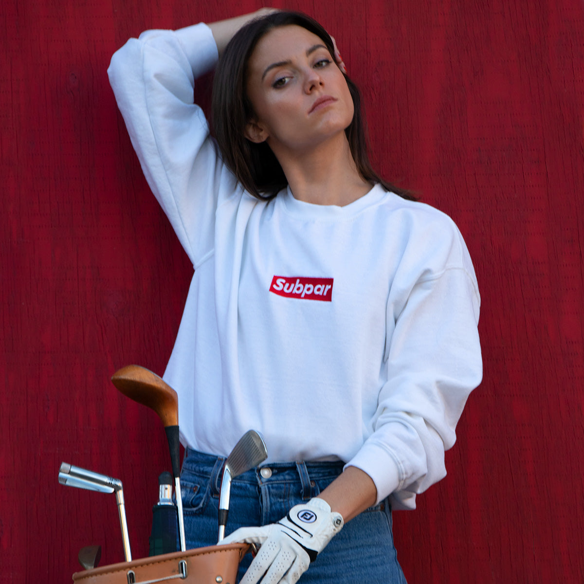 Subpar Sweatshirt (White)