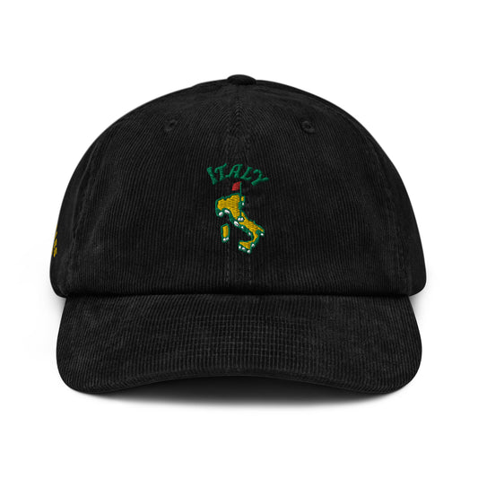 Italy National Corduroy Cap