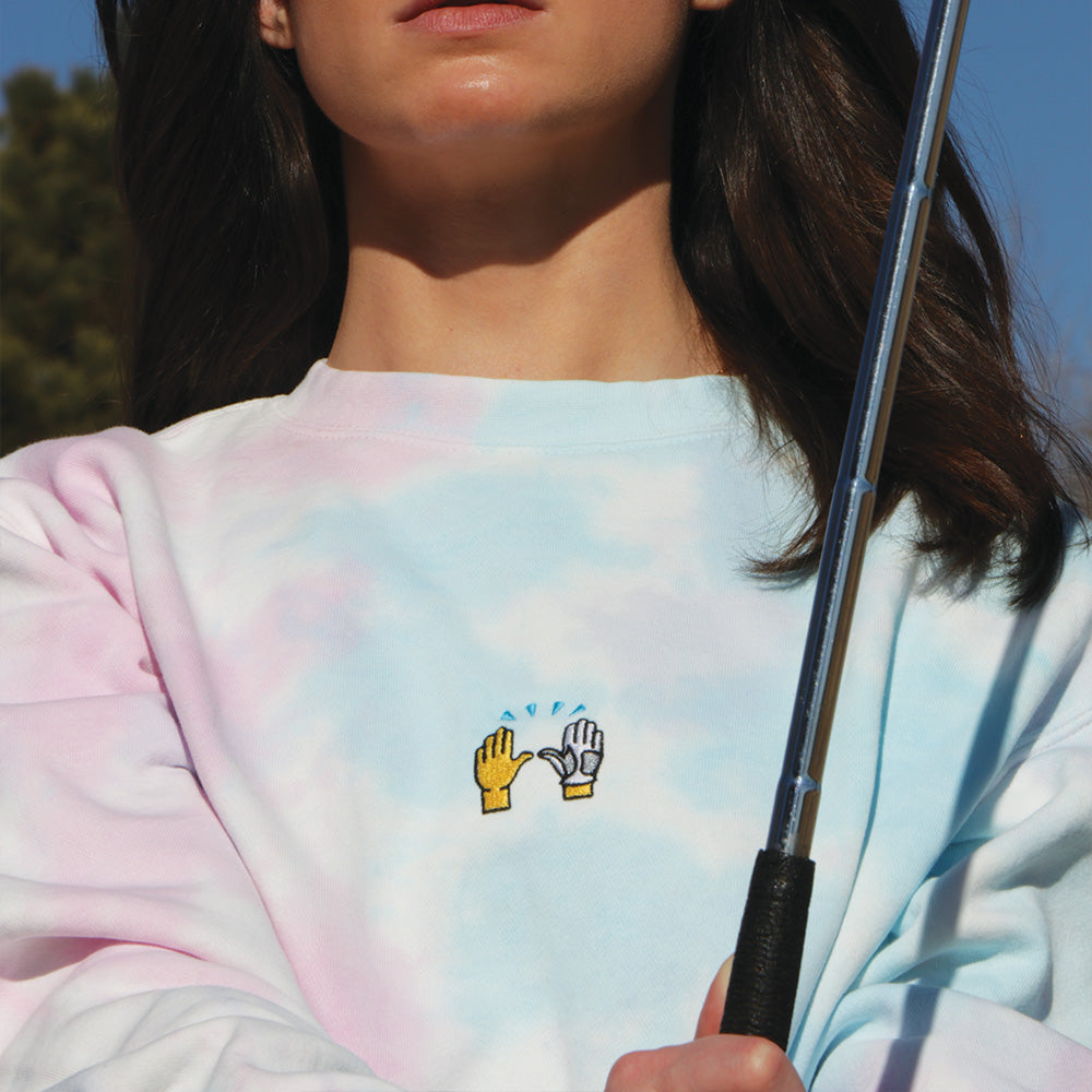 Praise Thy Golf Gods Sweatshirt (Limited Edition Cotton Candy)