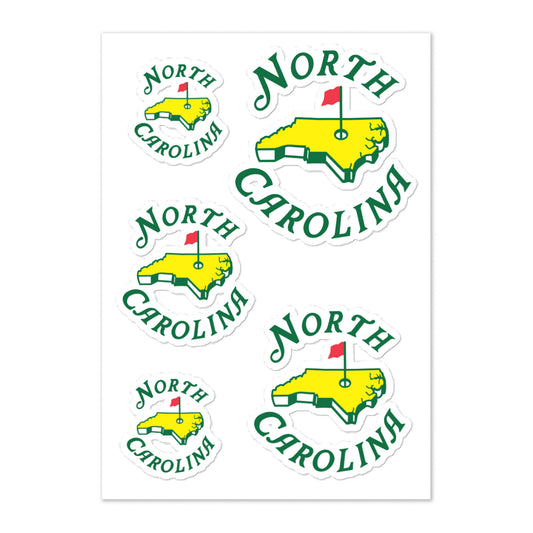 North Carolina National Sticker Sheet