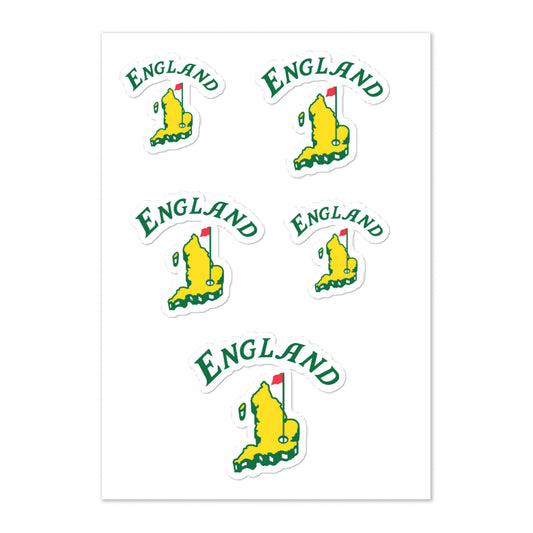 England National Sticker sheet
