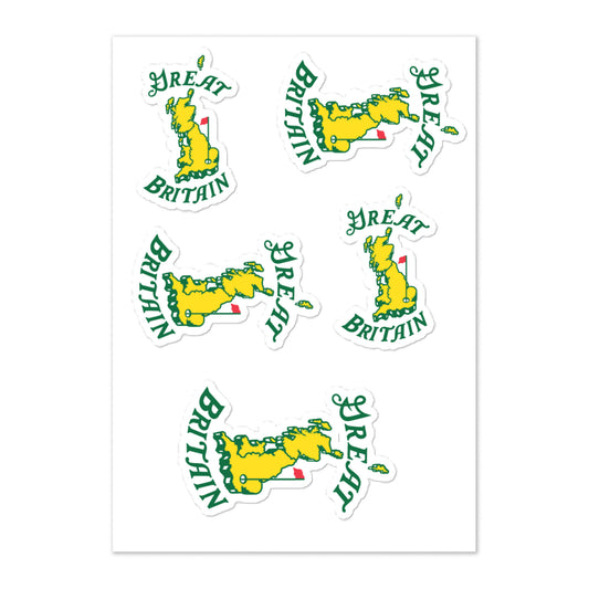 Great Britain National Sticker Sheet