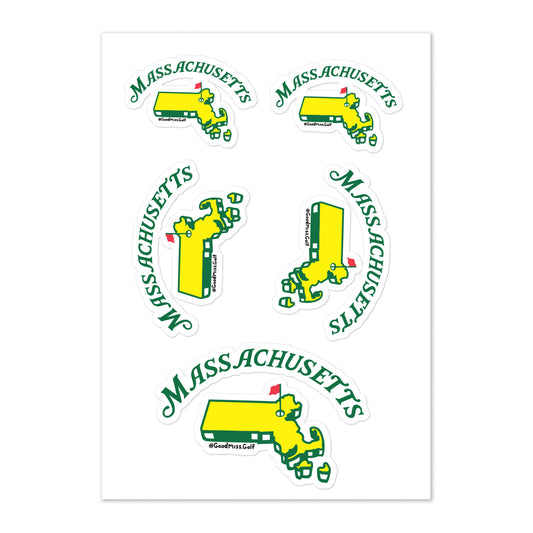 Massachusetts National Sticker Sheet