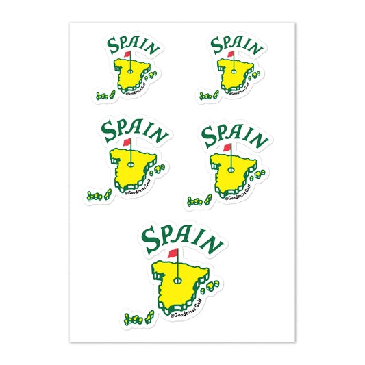 Spain National Sticker Sheet