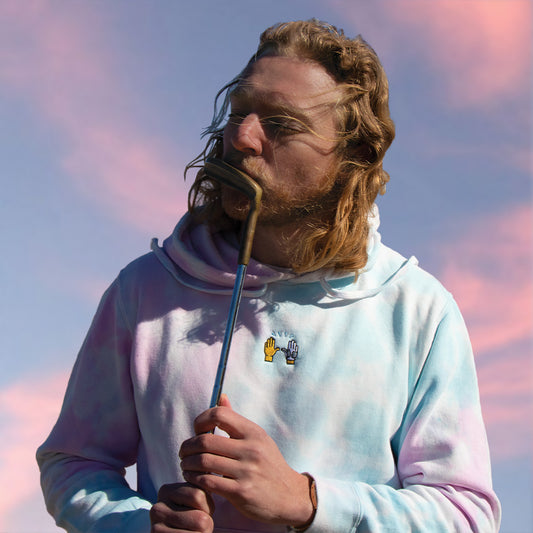 Praise Thy Golf Gods Hoodie (Limited Edition Cotton Candy)