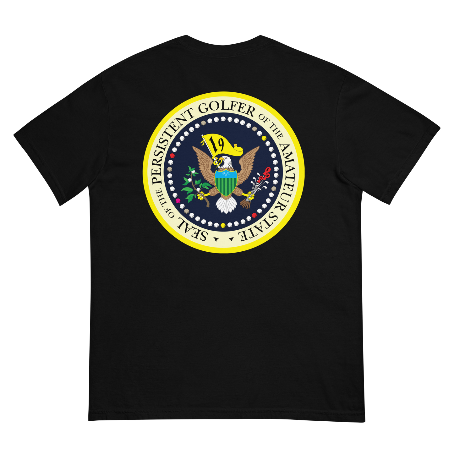 Official Seal of the Persistent Golfer of the Amateur State T-Shirt