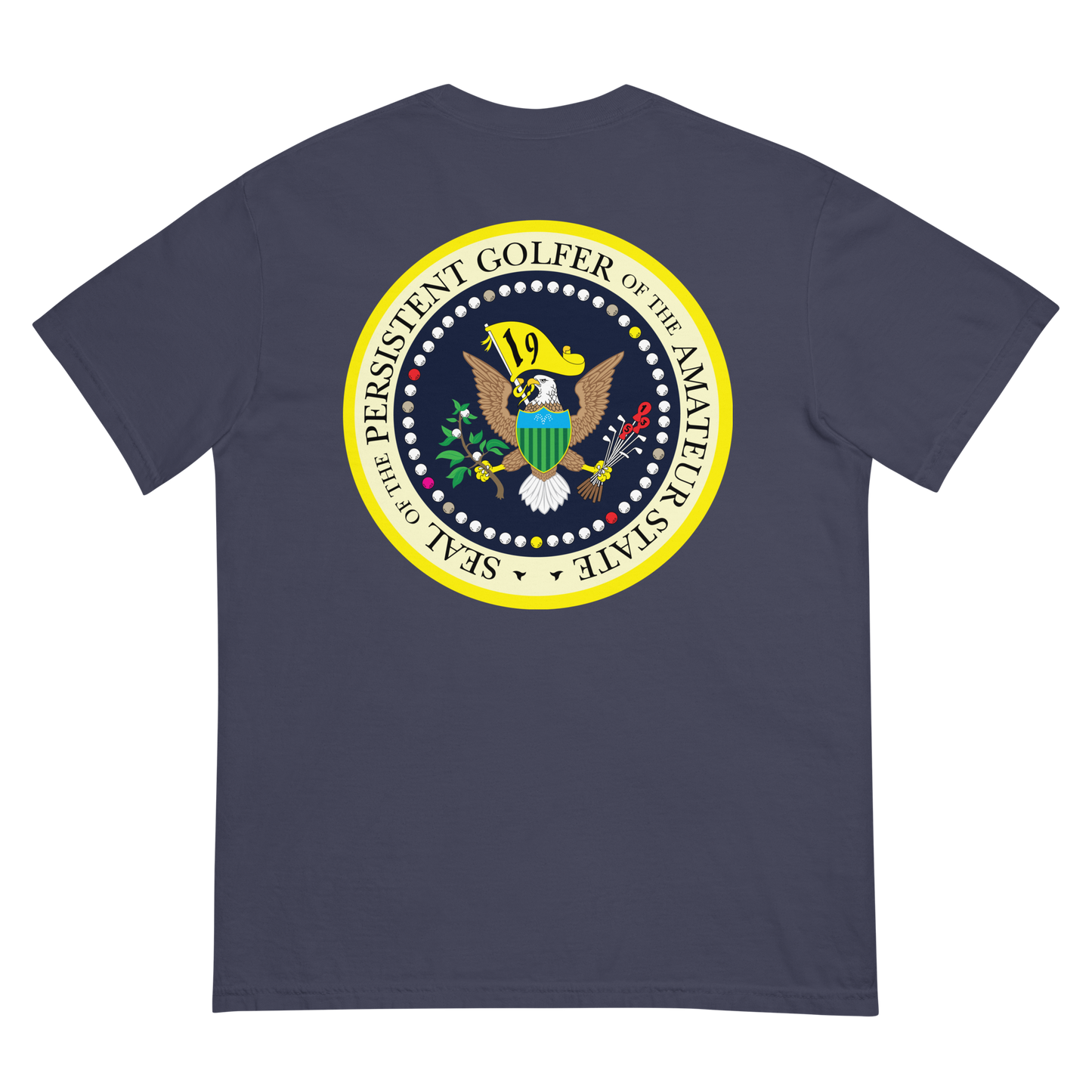 Official Seal of the Persistent Golfer of the Amateur State T-Shirt