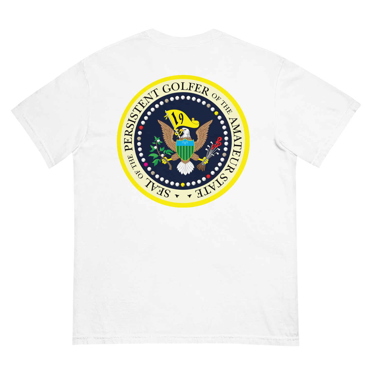 Official Seal of the Persistent Golfer of the Amateur State T-Shirt